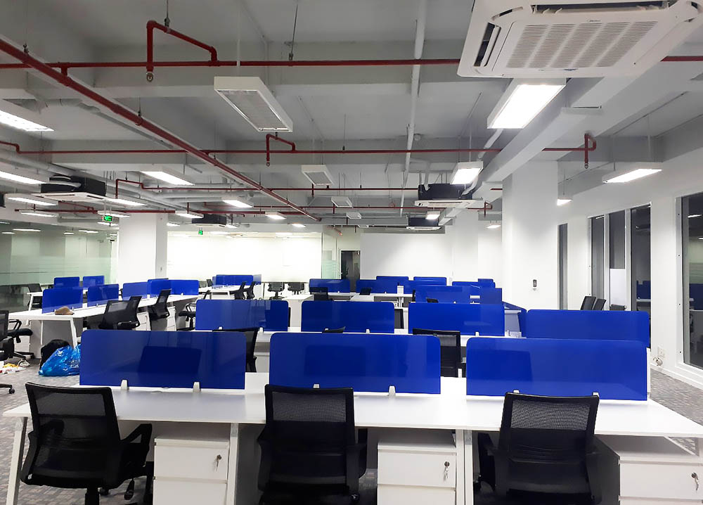thiết kế văn phòng mở