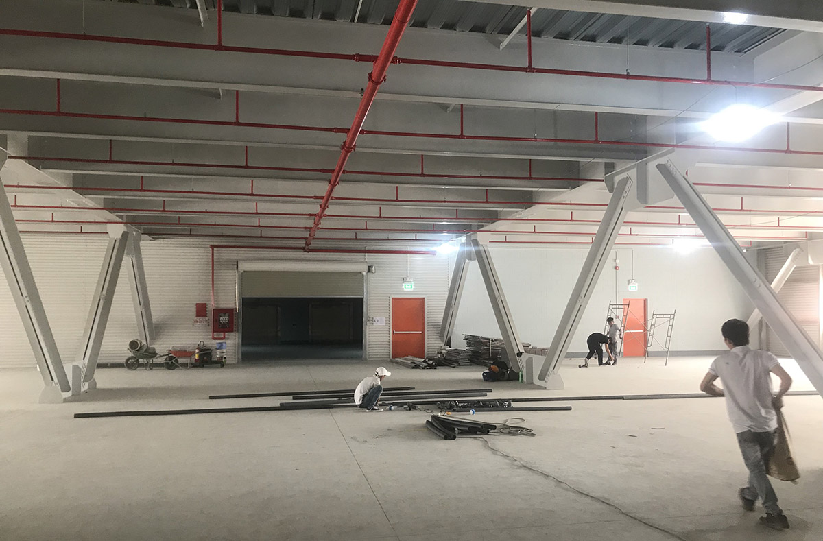 thi công dự án nhà xưởng kizuna 3