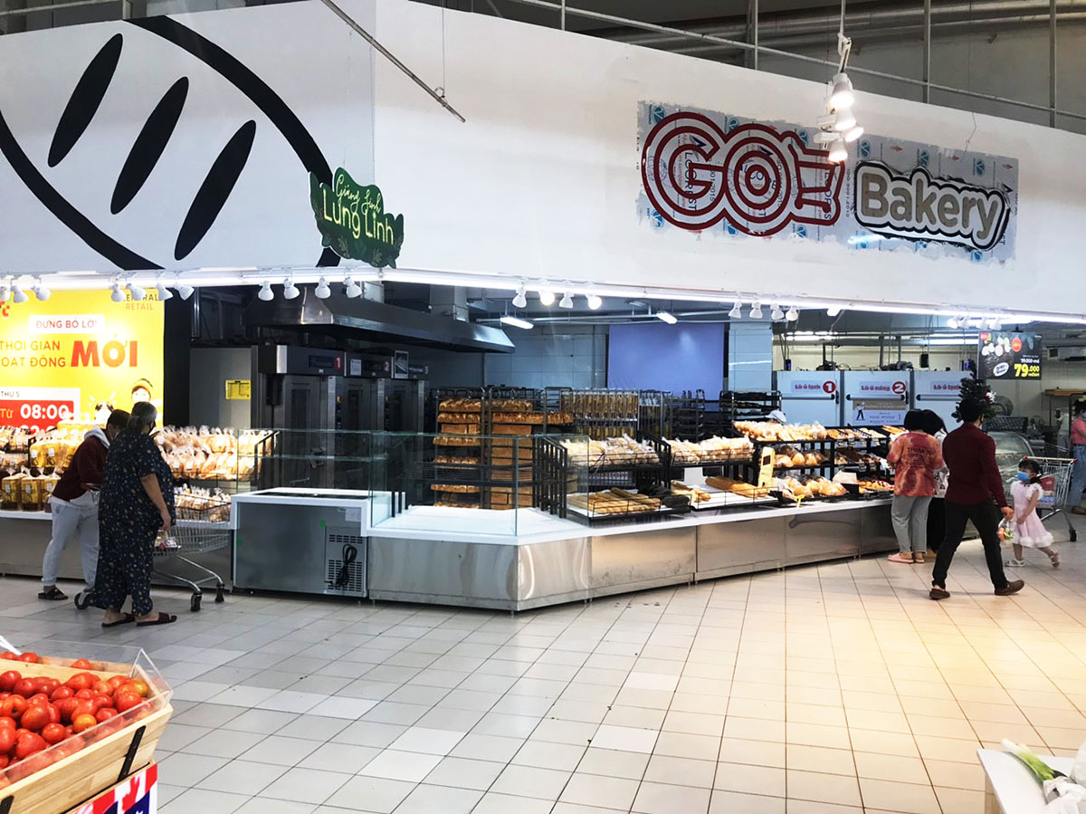 kệ bánh go mall cần thơ