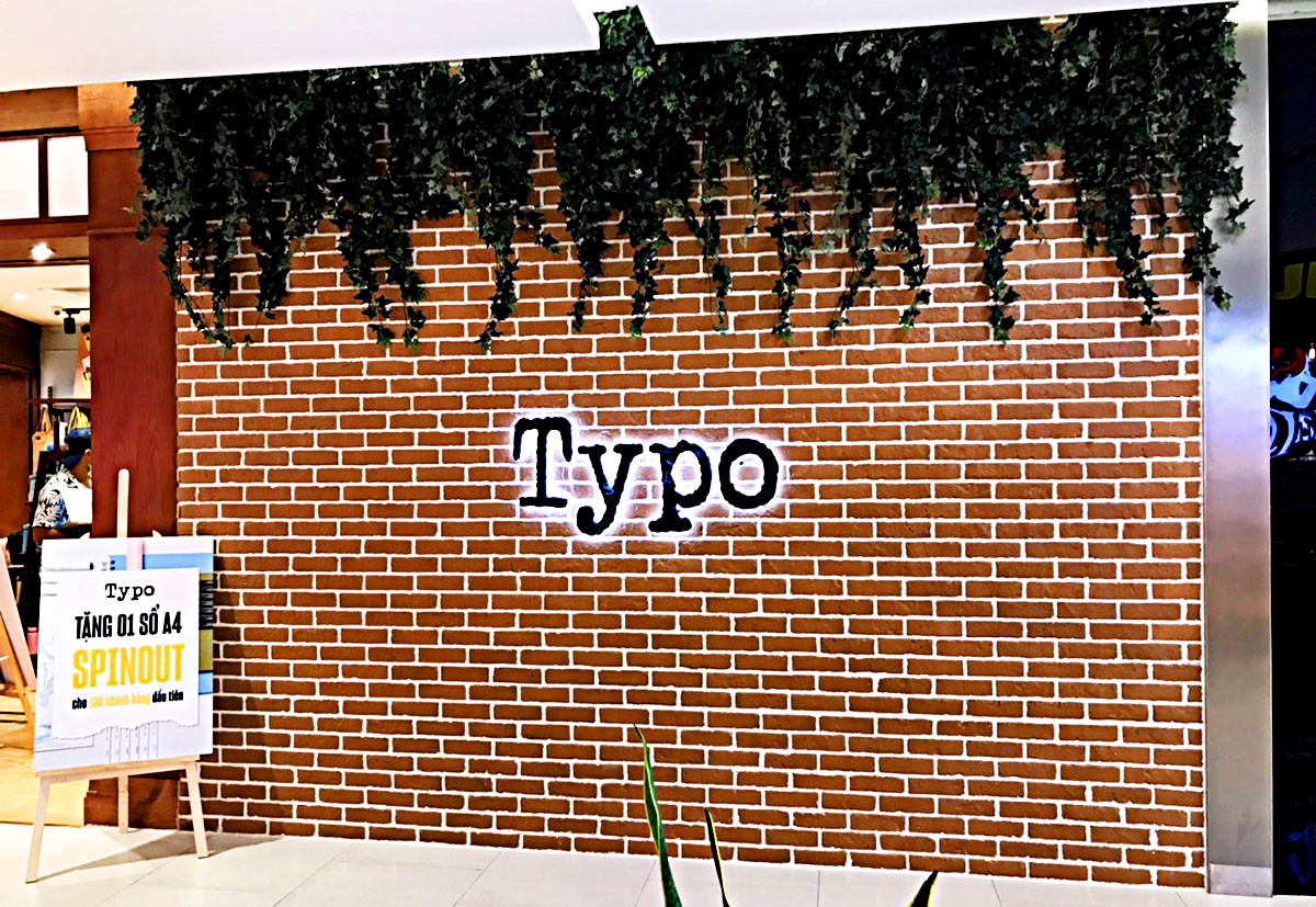cửa hàng Typo TTTM Saigon Centre