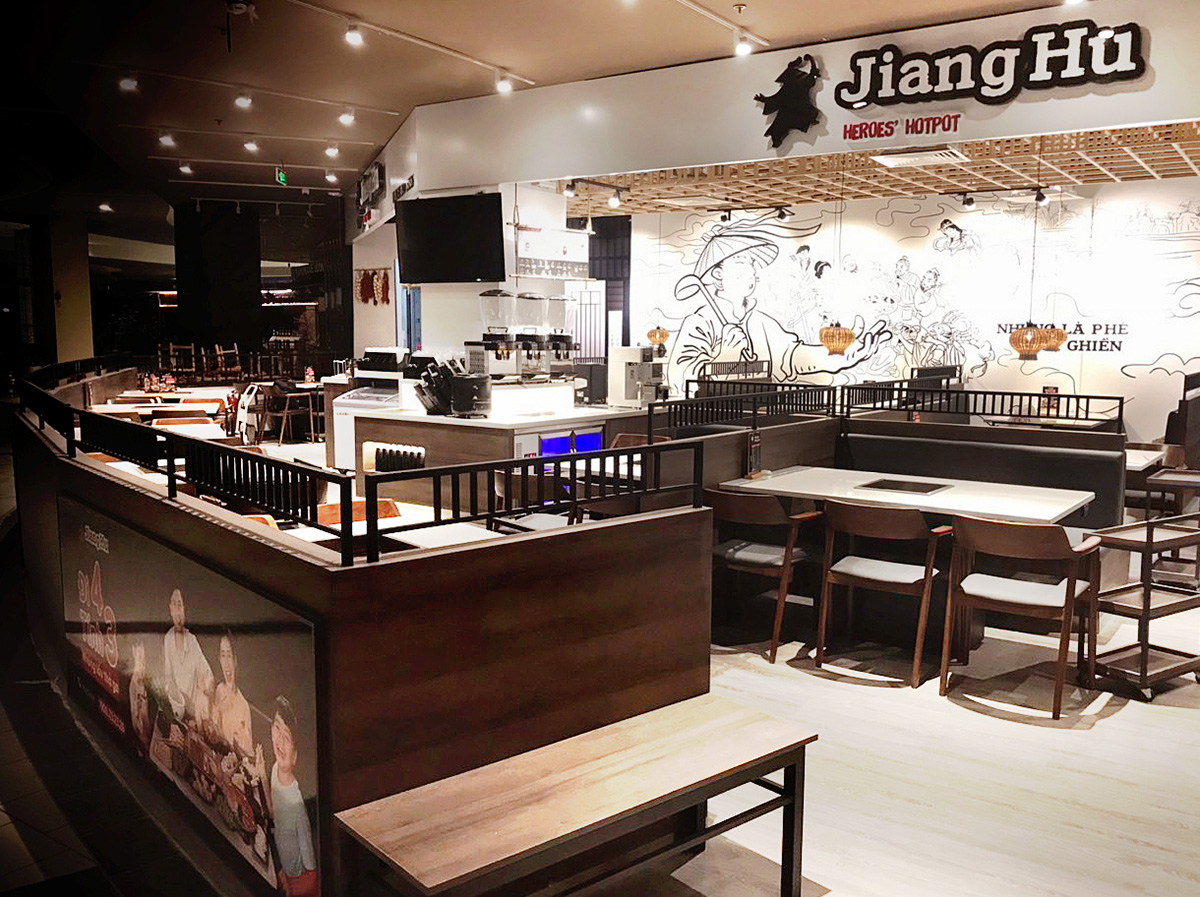thi công nhà hàng lẩu jiang hu
