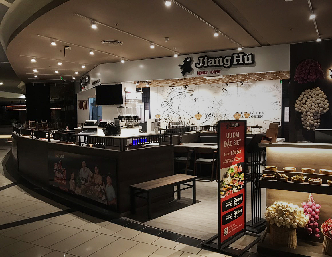 khai trương nhà hàng lẩu jiang hu aeon mall tân phú
