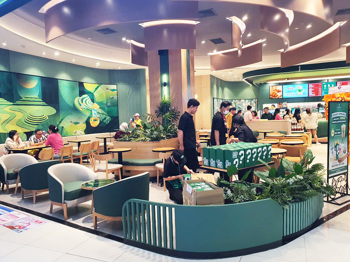 trà sữa phúc long aeon mall