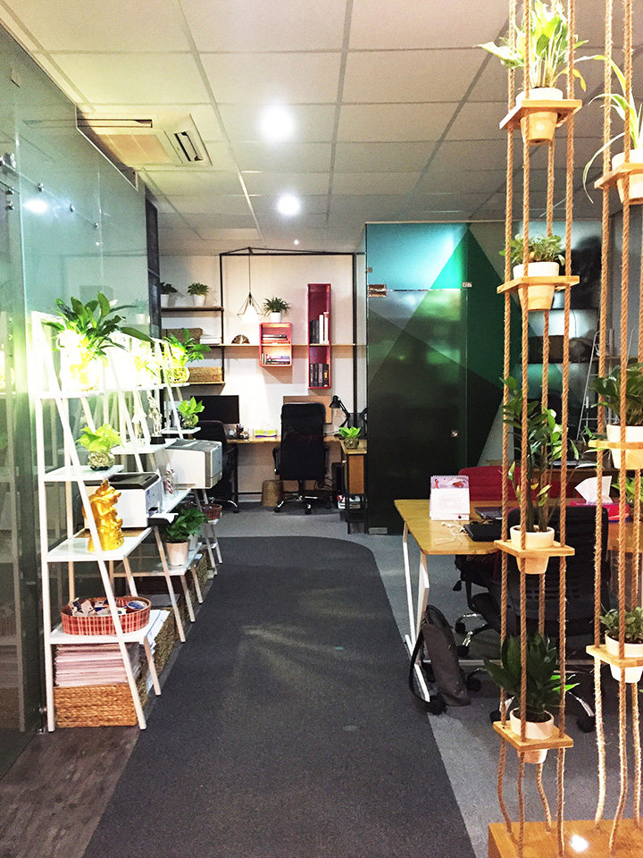 thiết kế văn phòng hiện đại