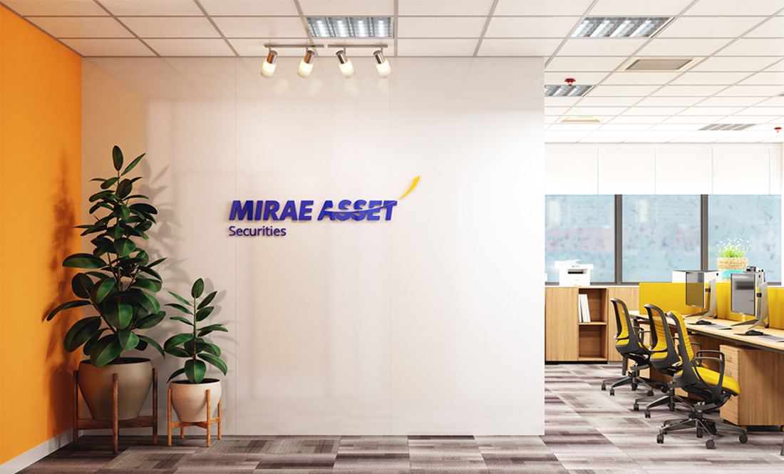 thiết kế văn phòng mirae asset