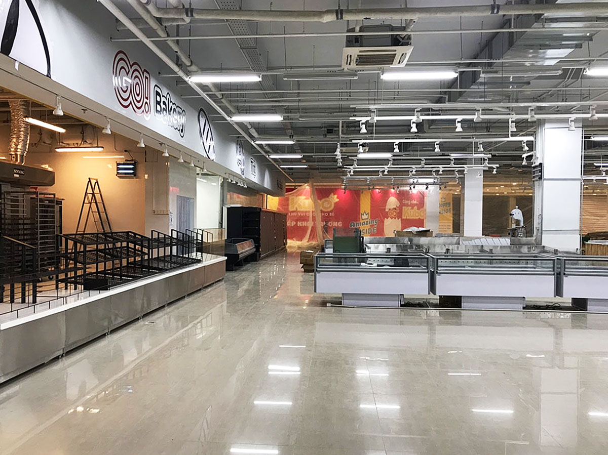 thi công trung tâm thương mại go bến tre